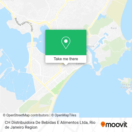 CH Distribuidora De Bebidas E Alimentos Ltda map