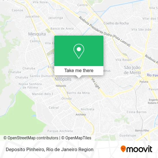 Deposito Pinheiro map