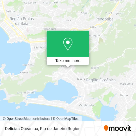 Delicias Oceanica map