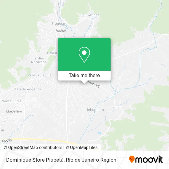 Dominique Store Piabetá map