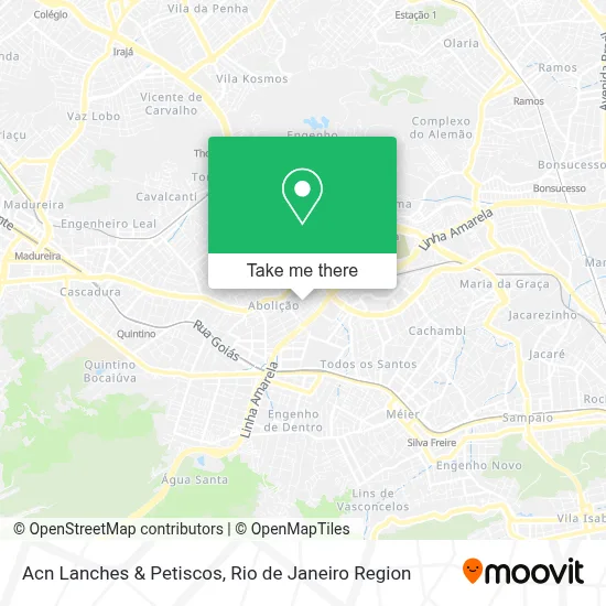 Acn Lanches & Petiscos map