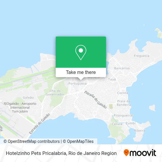 Hotelzinho Pets Pricalabria map