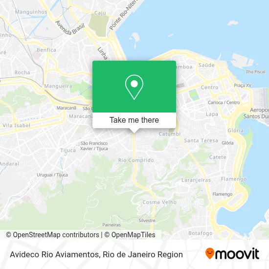 Avideco Rio Aviamentos map