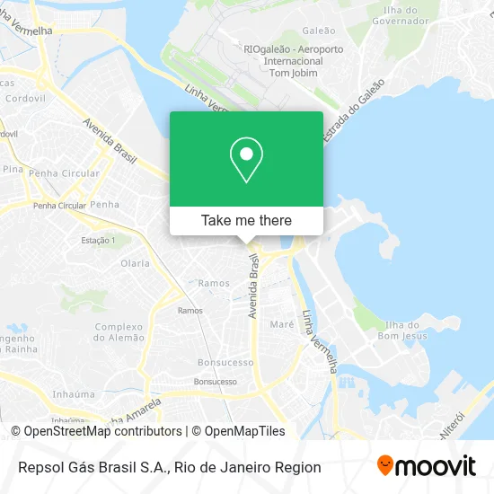 Repsol Gás Brasil S.A. map