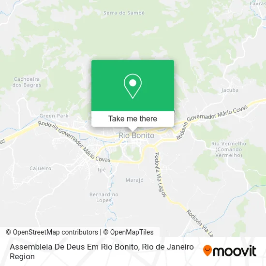 Assembleia De Deus Em Rio Bonito map