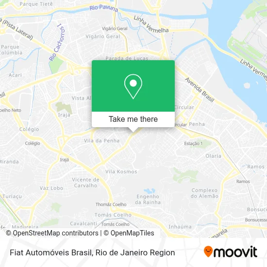 Fiat Automóveis Brasil map