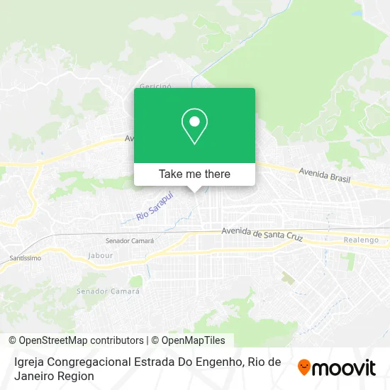 Igreja Congregacional Estrada Do Engenho map