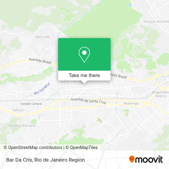 Bar Da Cris map