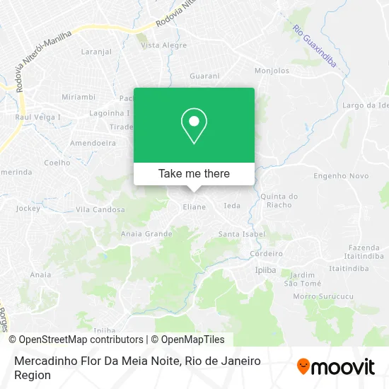 Mercadinho Flor Da Meia Noite map