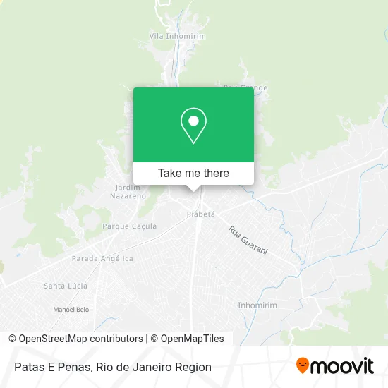 Patas E Penas map