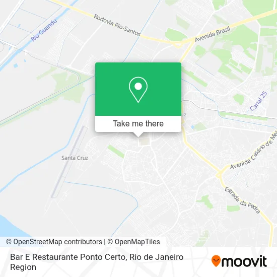 Bar E Restaurante Ponto Certo map
