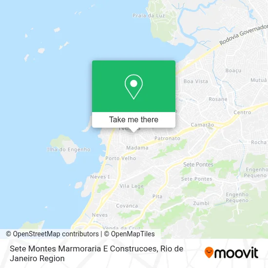 Sete Montes Marmoraria E Construcoes map