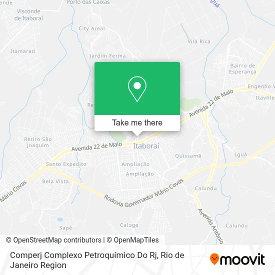 Comperj Complexo Petroquímico Do Rj map