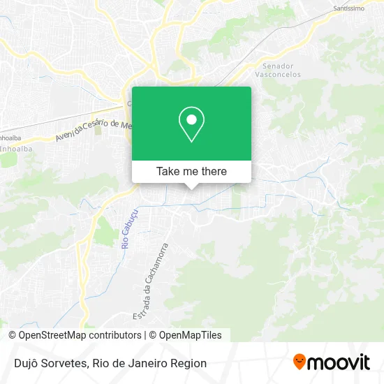 Dujô Sorvetes map