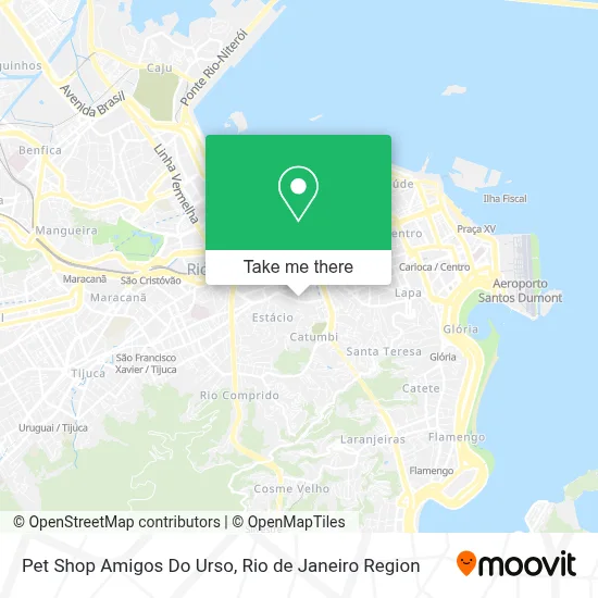 Pet Shop Amigos Do Urso map