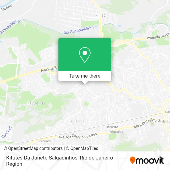 Kitutes Da Janete Salgadinhos map