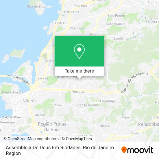 Assembleia De Deus Em Riodades map