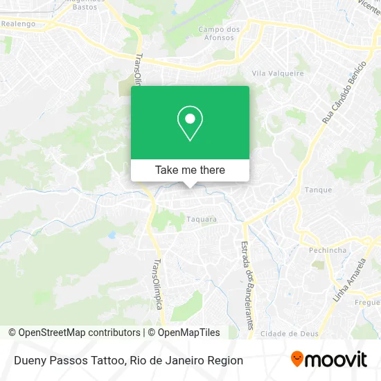 Dueny Passos Tattoo map