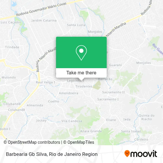 Barbearia Gb Silva map