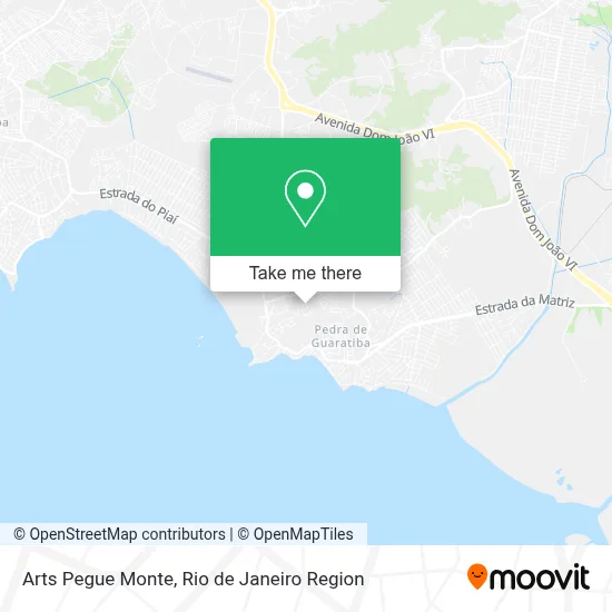 Arts Pegue Monte map