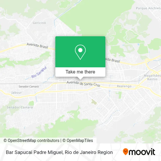 Bar Sapucai Padre Miguel map
