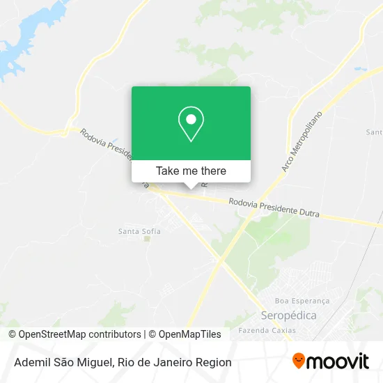 Ademil São Miguel map