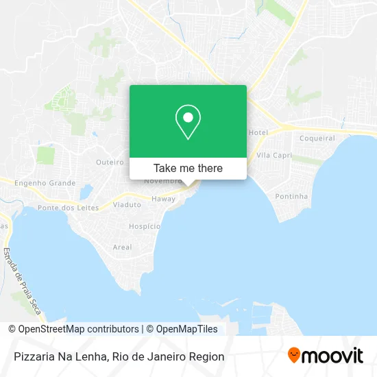 Pizzaria Na Lenha map
