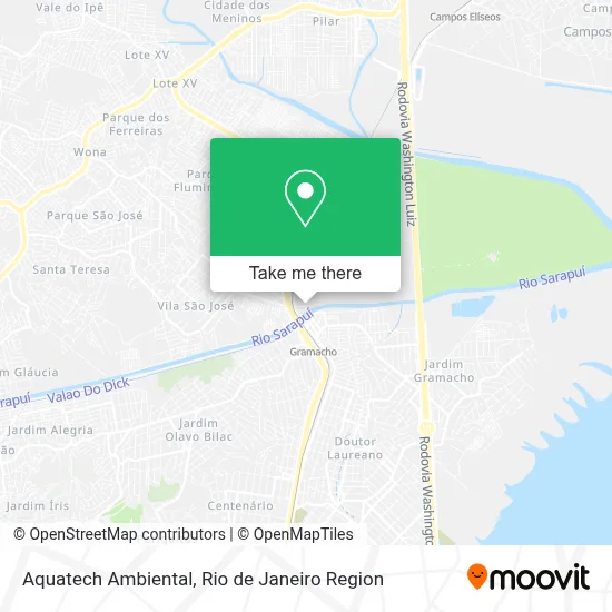 Aquatech Ambiental map