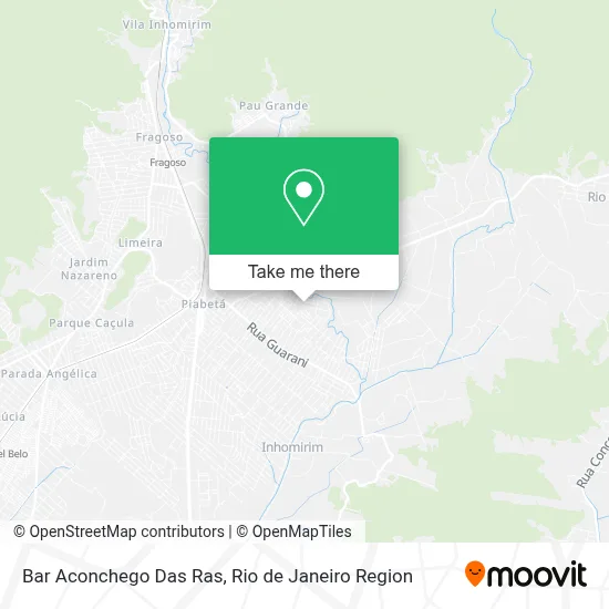 Bar Aconchego Das Ras map