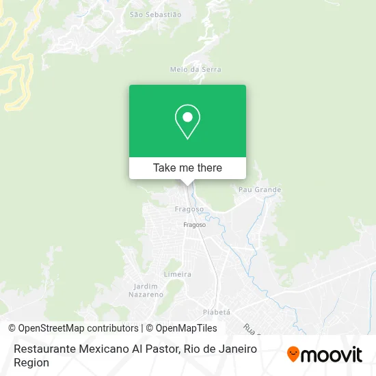 Restaurante Mexicano Al Pastor map