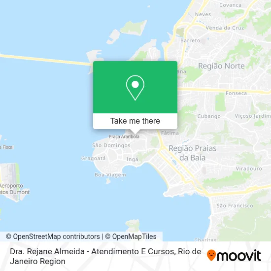 Dra. Rejane Almeida - Atendimento E Cursos map