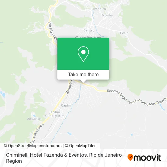 Chiminelli Hotel Fazenda & Eventos map