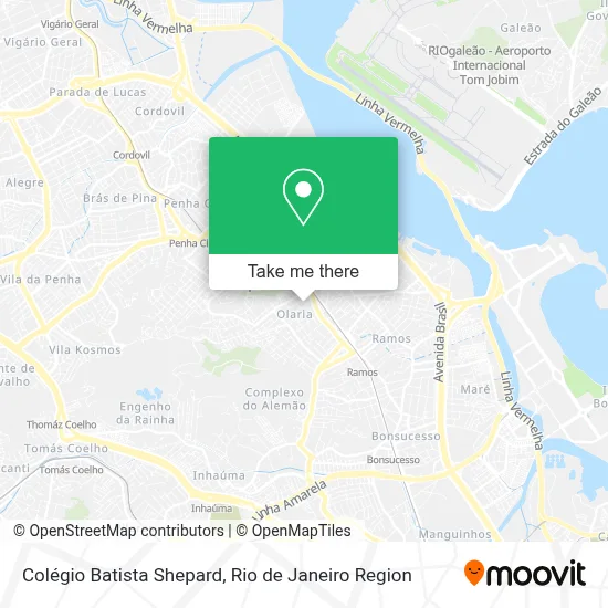 Colégio Batista Shepard map