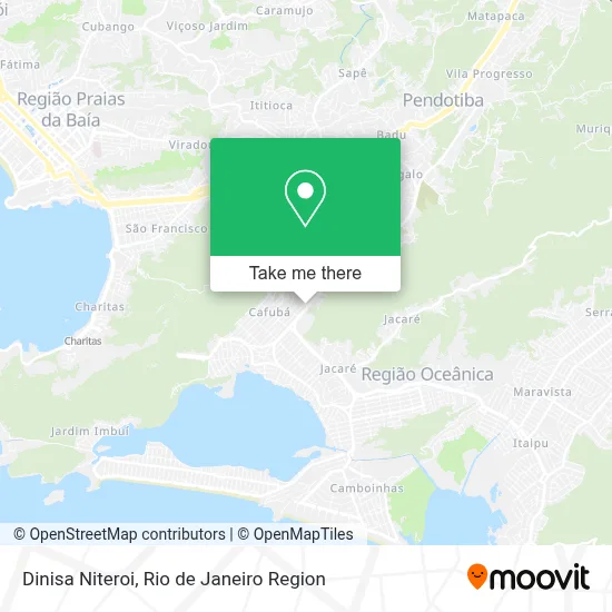 Dinisa Niteroi map