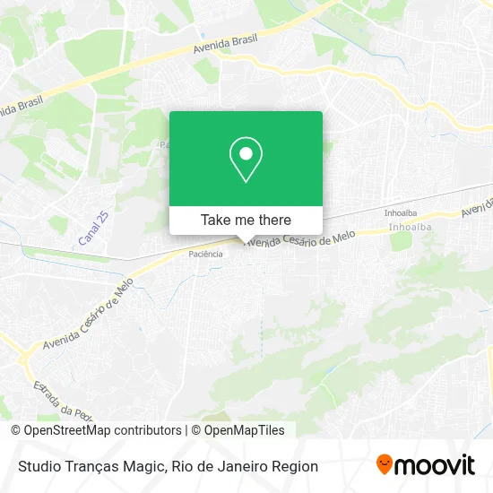 Studio Tranças Magic map