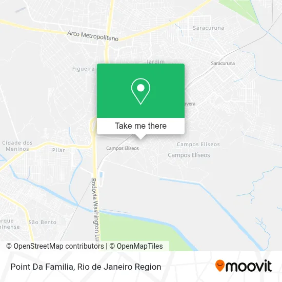 Point Da Familia map