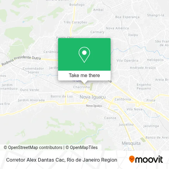 Corretor Alex Dantas Cac map