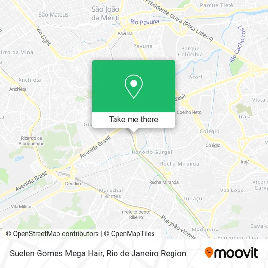 Suelen Gomes Mega Hair map