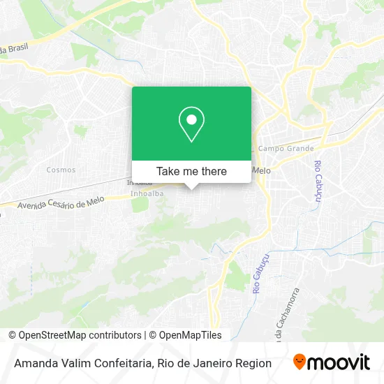 Amanda Valim Confeitaria map