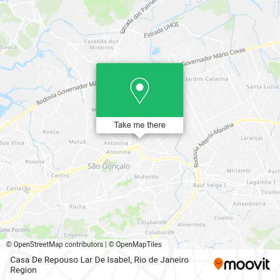 Casa De Repouso Lar De Isabel map