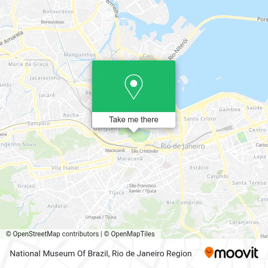 National Museum Of Brazil map