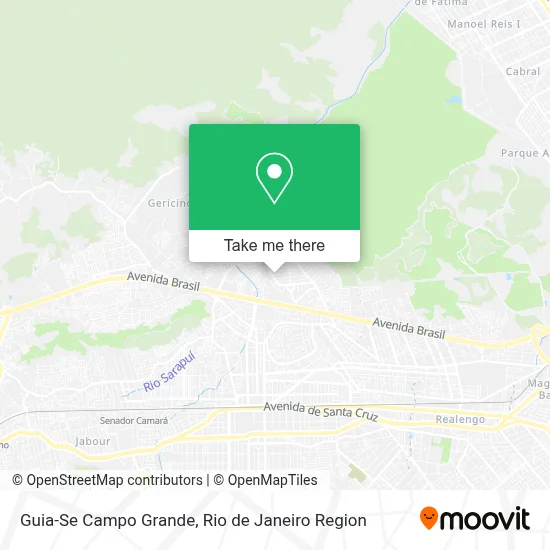 Guia-Se Campo Grande map