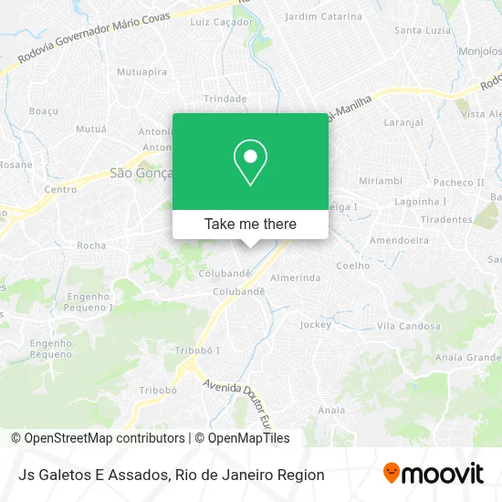 Js Galetos E Assados map