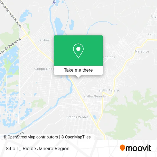 Sítio Tj map