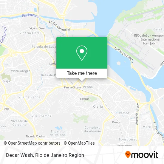Decar Wash map