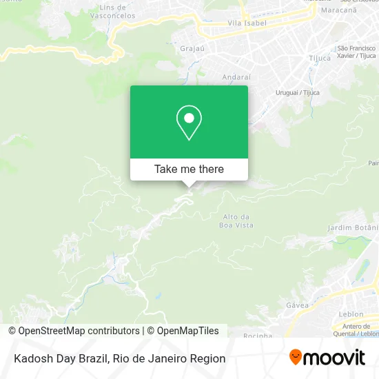 Kadosh Day Brazil map