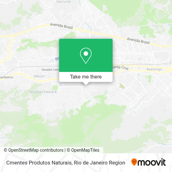 Cmentes Produtos Naturais map