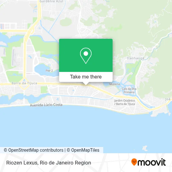 Riozen Lexus map