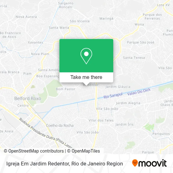 Igreja Em Jardim Redentor map