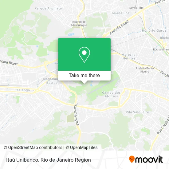 Itaú Unibanco map